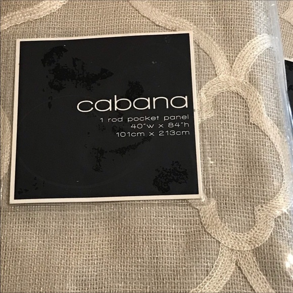 SALE | SOFTLINE CABANA2 Embroidered Trellis Sheer Rod Pocket Curtains - Picture 3 of 9